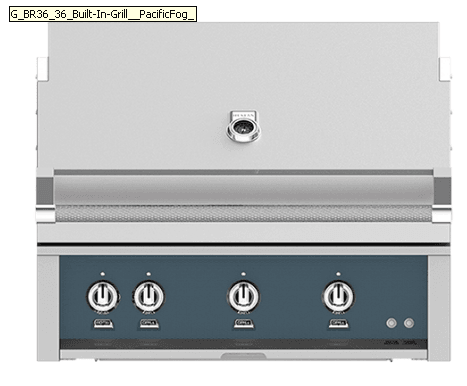 Hestan GABR36LPGG Hestan 36" Liquid Propane Gas Built In Grill Gabr36 - Dark Grey (Pacific Fog)