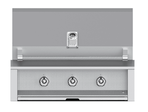 Hestan EAB36NG Aspire Series - 36" Natural Gas Built In Grill W/ U-Burners - Steeletto / Stainless Steel